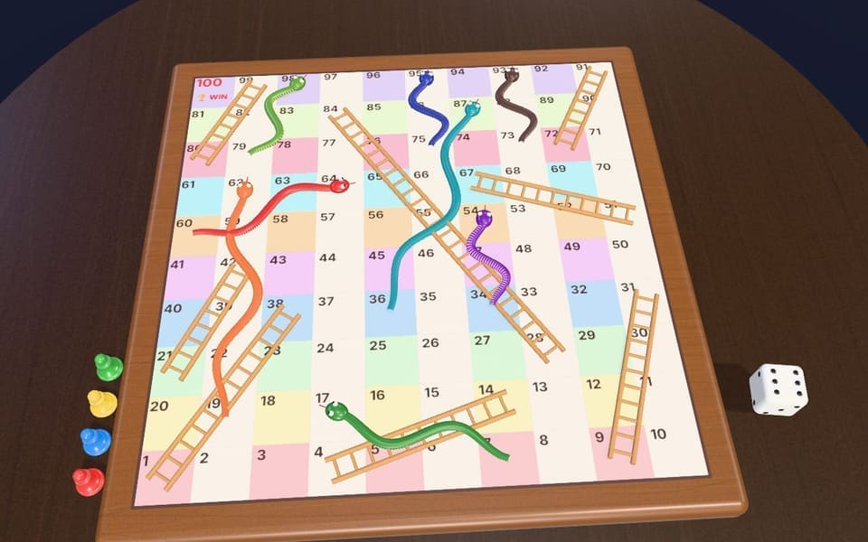 Snake & Ladder 3D online game